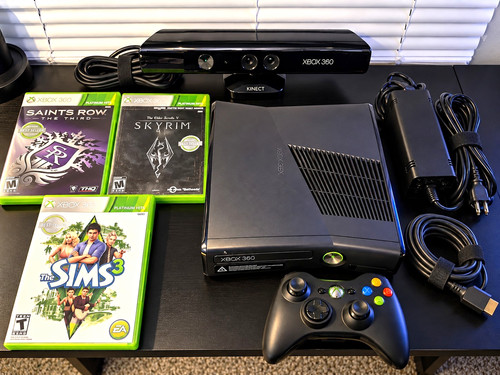 Xbox 360 slim 250gb kinect - 250gb,